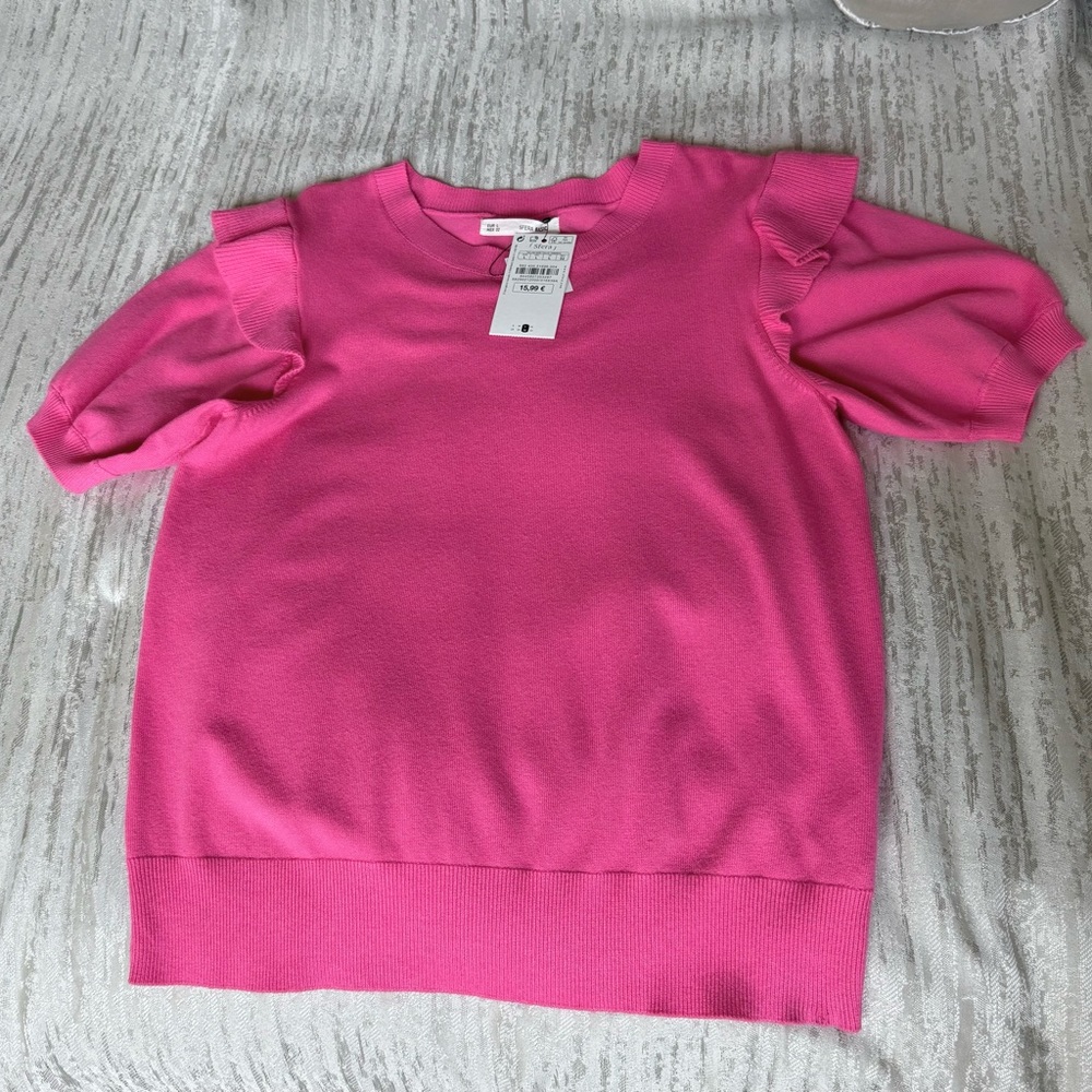 Sfera brand pink Barbie sweater top NWT